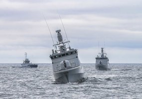 Karo laivų flotilė treniravosi vykdyti karo ir taikos meto užduotis - 2