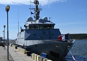Klaipėdoje su vizitu lankosi NATO laivų grupės laivas „Cormoran“ - 1
