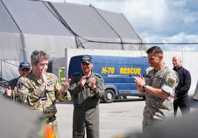  Lietuvoje lankosi NATO pajėgų Europoje vado pavaduotojas oro pajėgų maršalas seras Johnny Stringer - 4