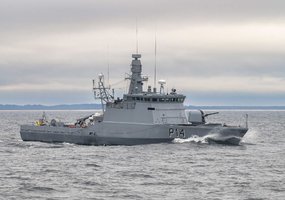 Karo laivų flotilė treniravosi vykdyti karo ir taikos meto užduotis - 1