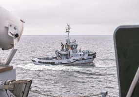 Karo laivų flotilė treniravosi vykdyti karo ir taikos meto užduotis - 4