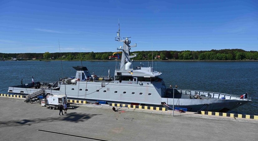 Klaipėdoje su vizitu lankosi NATO laivų grupės laivas „Cormoran“