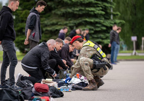 Lietuvos kariuomenės Pirmojoje divizijoje kartotiniai rezervo karių mokymai - 2