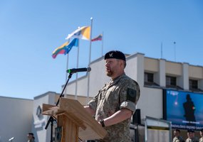 Vadovavimą Oro gynybos batalionui perima mjr. Romas Zakaras - 1