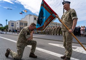 Vadovavimą Oro gynybos batalionui perima mjr. Romas Zakaras - 2