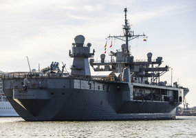 USS Mount Whitney piered in Klaipėda for a port visit   - 8