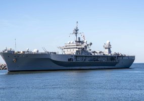 USS Mount Whitney piered in Klaipėda for a port visit   - 14