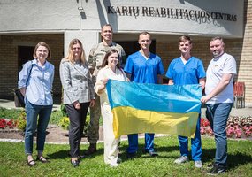 Žytomyro karinės ligoninės reabilitacijos specialistai lankėsi Karių reabilitacijos centre... - 1