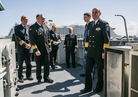 Karinių jūrų pajėgų vadas Belgijoje dalyvavo karo laivo perdavimo Ukrainai ceremonijoje - 3