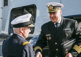 Karinių jūrų pajėgų vadas Belgijoje dalyvavo karo laivo perdavimo Ukrainai ceremonijoje - 1
