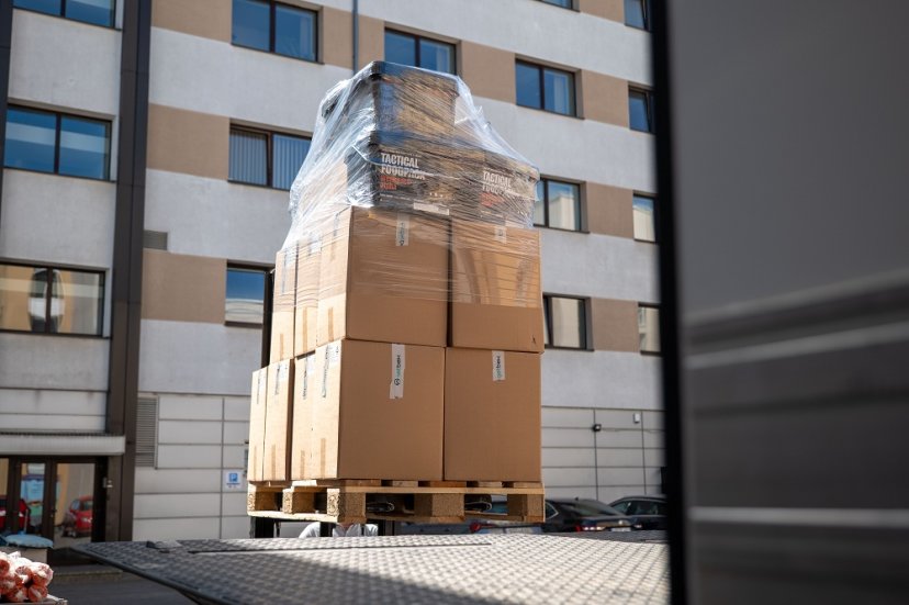 Lietuvos kariuomenė išgabeno Venesuelai skirtą pagalbos krovinį