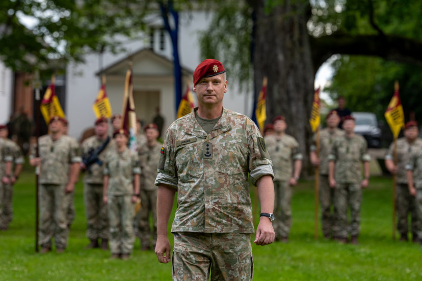 Vadovavimą Krašto apsaugos savanorių pajėgoms perėmė pulkininkas Ramūnas Jurskis