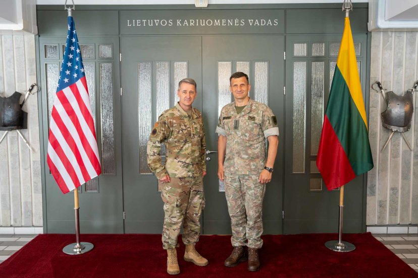 JAV Nacionalinės gvardijos biuro vadas lankosi Lietuvoje