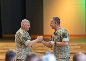 Gynybos štabo vyriausiuoju puskarininkiu paskirtas seržantas majoras Alvydas Tamošiūnas - 2