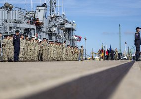 Lithuanian officer assumes command of the Standing NATO Mine Countermeasures Group 1  - 2