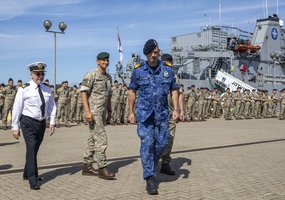Lithuanian officer assumes command of the Standing NATO Mine Countermeasures Group 1  - 6
