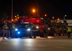 Išbandytas pajėgų perdislokavimo scenarijus: Lietuvos keliais riedėjo Vokietijos tankai ir kita... - 7