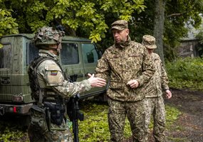 Krašto apsaugos savanorių pajėgų kariai dalyvavo pratybose „Liūto šuolis“ Latvijoje - 4