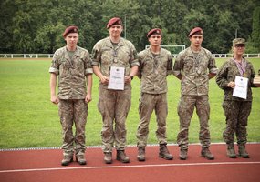 Lietuvos kariai savanoriai pelnė prizinę vietą Latvijos Zemessardze vasaros sporto žaidynėse - 13