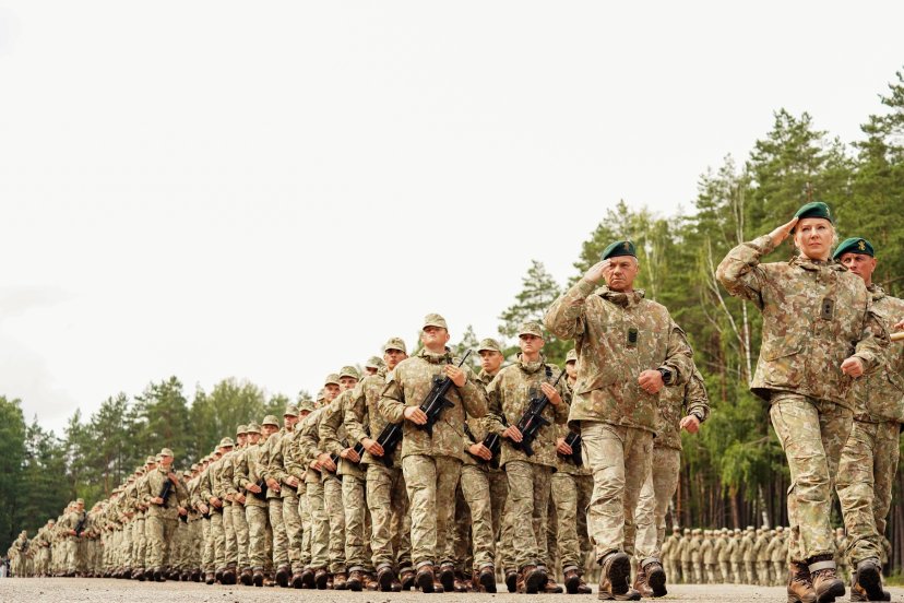 Apie 600 karių prisiekė Lietuvos Respublikai