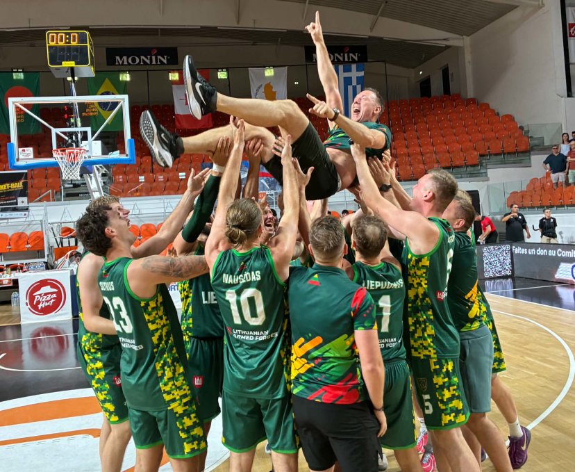 Lietuvos kariai – pasaulio kariškių krepšinio čempionai