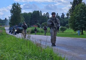 NDVF personnel tested the Patria armoured vehicles at a territorial defence training event in... - 4