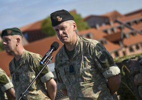 Parengtąjį Lietuvos kariuomenės rezervą papildė 13-ojo šaukimo fuzilierių laida - 2