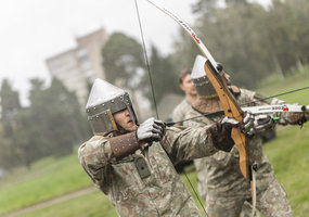 Birutės ulonų batalione vyko karininkų žaidynės - 4