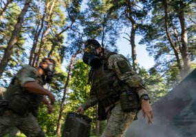 Oro gynybos batalione vyko tradicinis „Oro gynybininko kelio“ renginys - 4