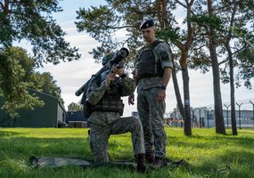 Oro gynybos batalione vyko tradicinis „Oro gynybininko kelio“ renginys - 5