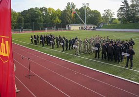 Vilniuje vyko unikalios žaidynės: tarp Tėvynės gynėjų – ir Lietuvos rinktinių nariai - 1