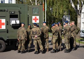 Brigadoje „Geležinis Vilkas“ lankėsi būsimieji Vokietijos kariuomenės medicinos būrių vadai - 3