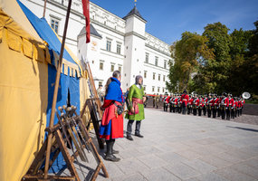 Triumfo eisena, mūšio eigos inscenizacija ir atvira pamoka paminėta Oršos mūšio pergalė - 9