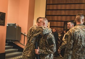 SOP privalomosios pradinės karo tarnybos kariai prisiekė tarnauti Lietuvos Respublikai  - 4
