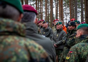Vokietijos, Nyderlandų ir Lietuvos kariuomenių Sausumos pajėgų vadai aptarė gynybos planus Lietuvoje - 3