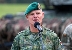 Vokietijos, Nyderlandų ir Lietuvos kariuomenių Sausumo pajėgų vadai aptarė gynybos planus Lietuvoje - 2